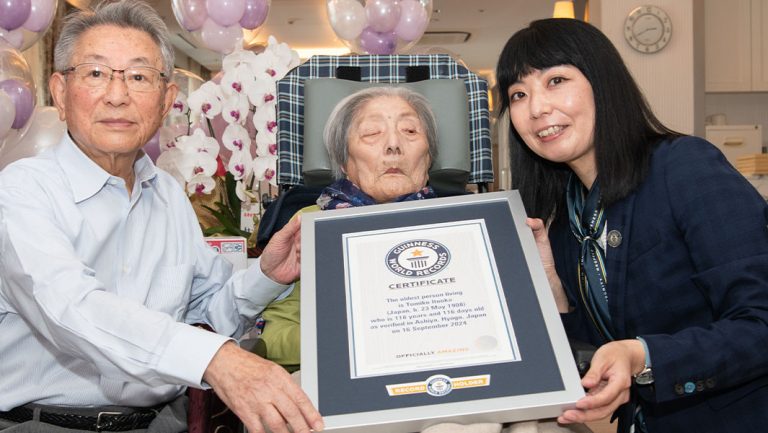 VIDEO: World’s oldest person receives certificate of recognition