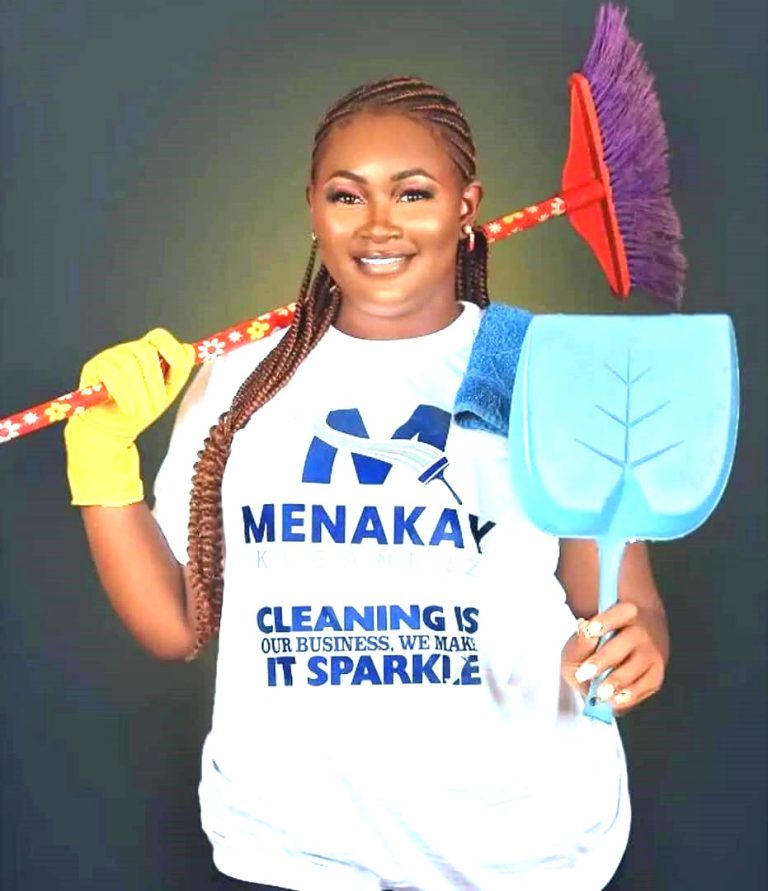 How I built a thriving cleaning firm using free services and social media -Menakay Kleanerz CEO