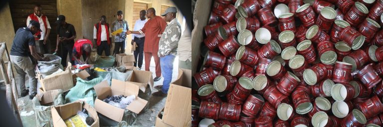 N2bn fake alcohol packaging centres discovered in Lagos