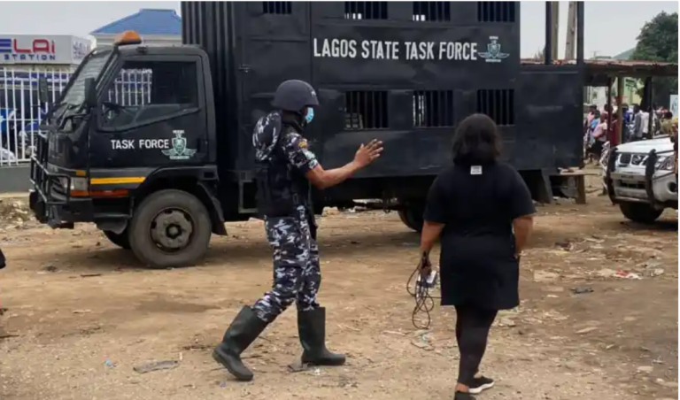 Lagos task force sacks 2 officers for stealing during raid