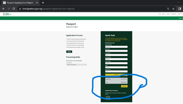 3 months after passport fee review, NIS application portal throws up old price