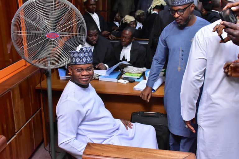 Judge walks out on Yahaya Bello as supporters become unruly