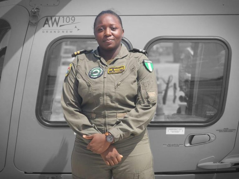 Lt. Changfe Maigari makes history as Nigeria’s first female naval pilot