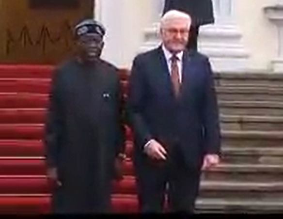 Tinubu hosts German President in Aso Villa