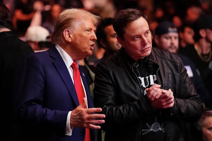 President Donald Trump and Elon Musk