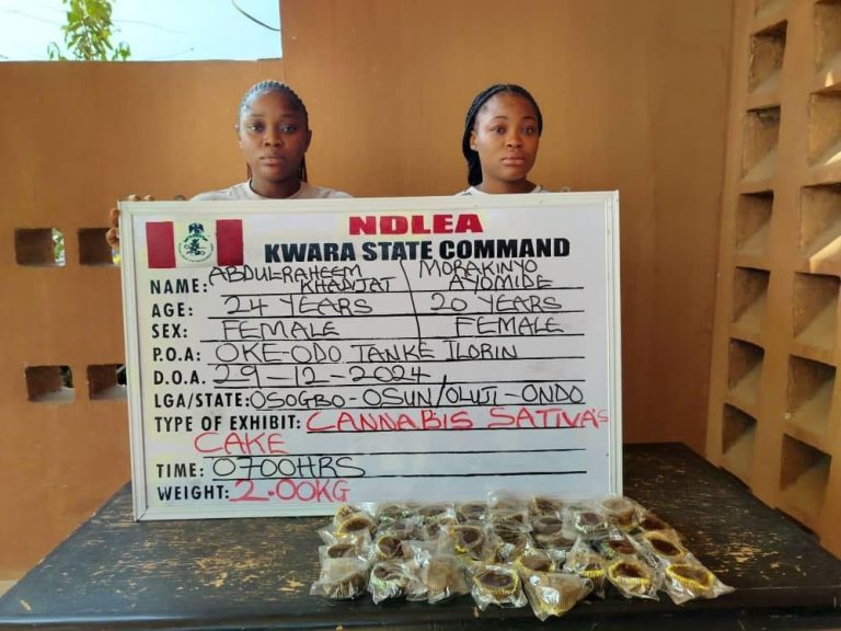 Young graduate, associate caught with Indian hemp cup cakes