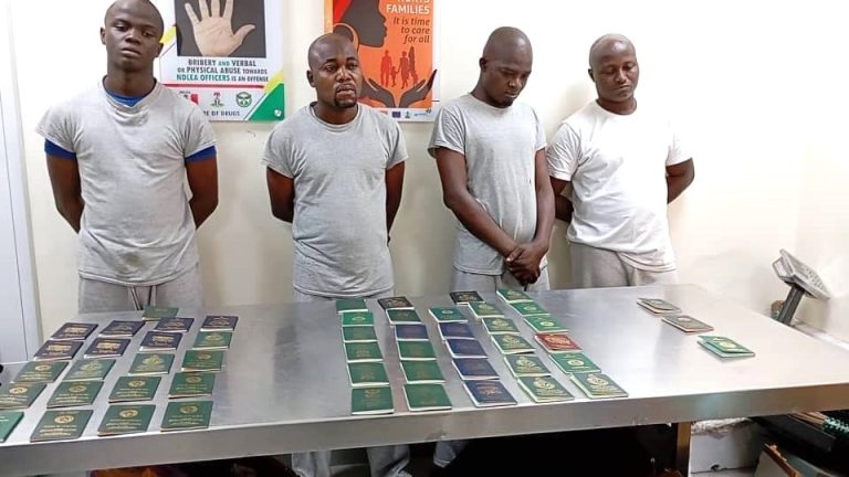 4 suspected racketeers nabbed with 52 passports of different countries