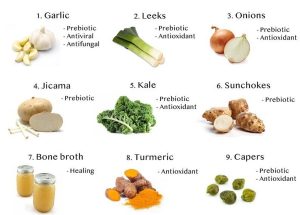 Foods for healthy gut